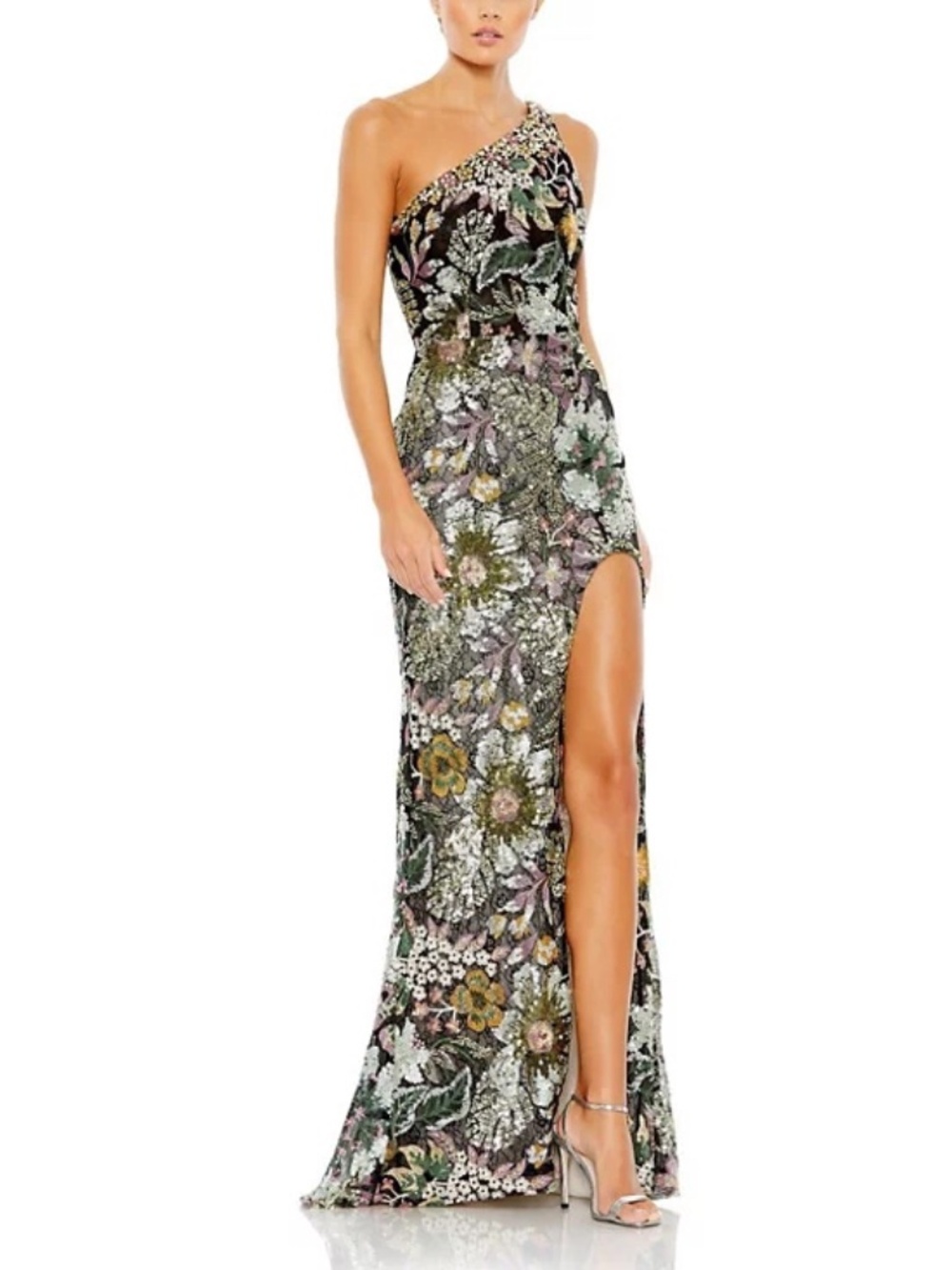 Mac Duggal Dress One Shoulder size 6 - Picture 1 of 5